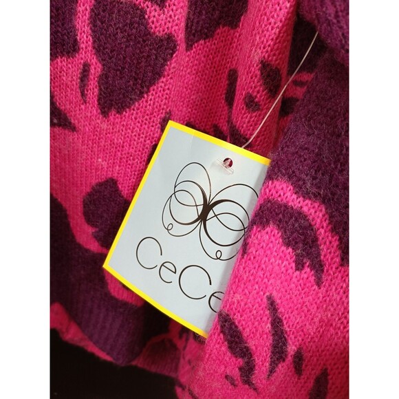 CeCe Purple/Pink Sweater Size XL - Picture 3 of 4